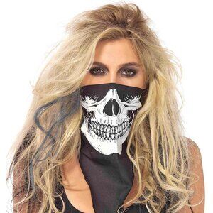 Unisex Skull Bandana One Size Halloween Cosplay Roleplay DIY Mask